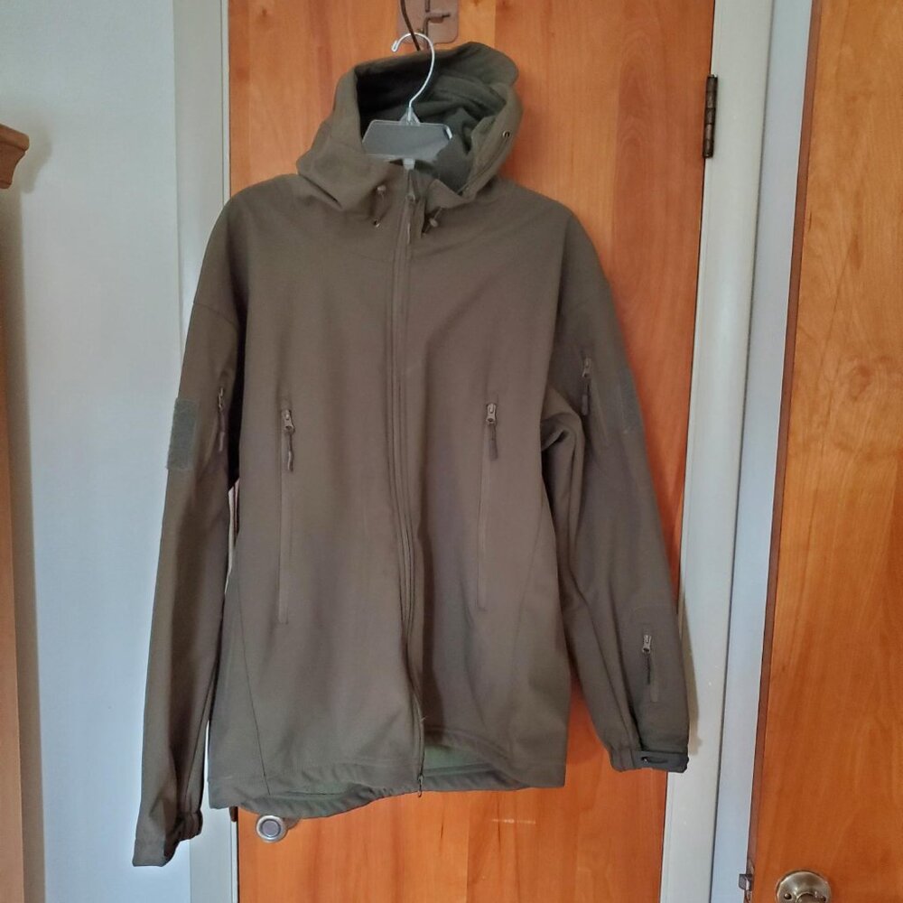 Men's Hooded Rain Jacket - 2XL